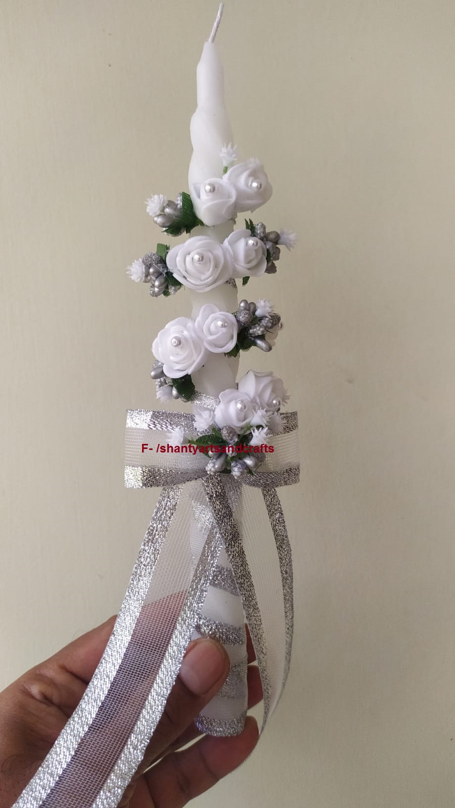 Holy Communion Decorated Candles
