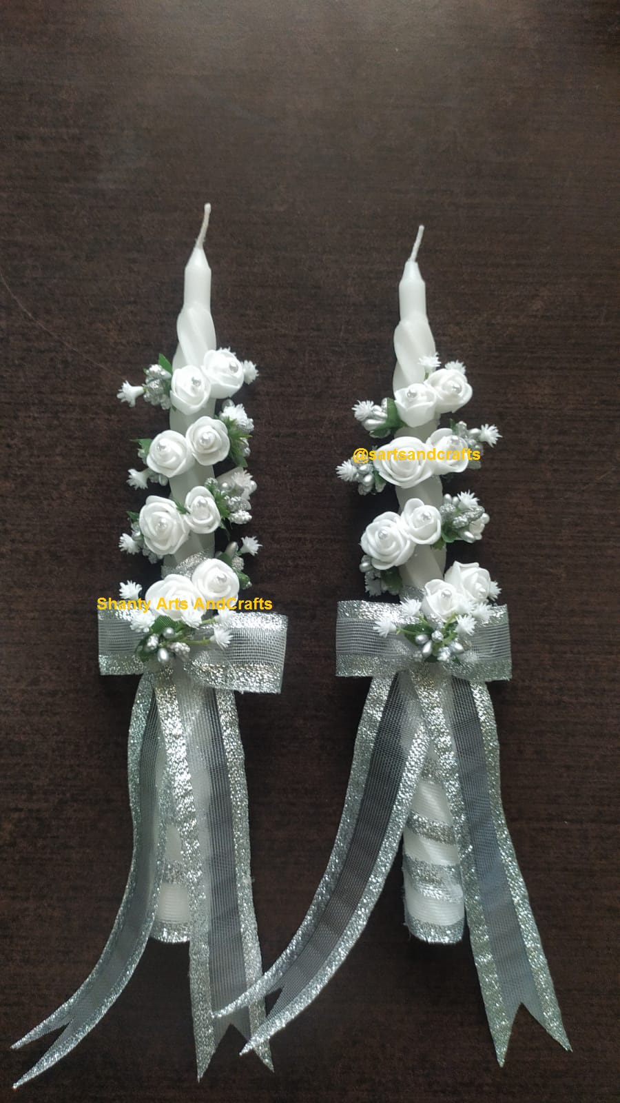 Holy Communion Decorated Candles